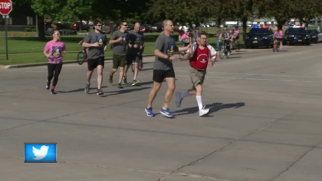 Torch Run for Special Olympics in Neenah