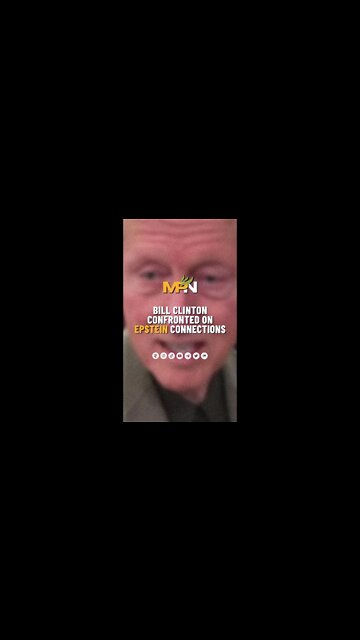 Bill Clinton Confronted On Epstein Connections #midterms2022