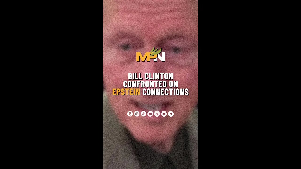Bill Clinton Confronted On Epstein Connections #midterms2022
