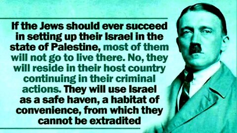 🤔 WHAT DID HITLER THINK ABOUT PALESTINE BEFORE THE STATE OF ISRAEL EXISTED?