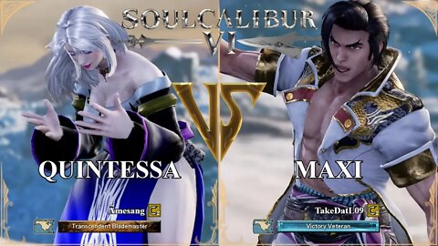 Quintessa (Amesang) VS Maxi (TakeDatL09) (SoulCalibur VI — Xbox Series X Ranked)