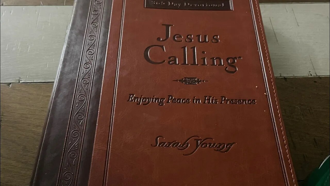 May 6TH|Jesus calling daily devotions.￼