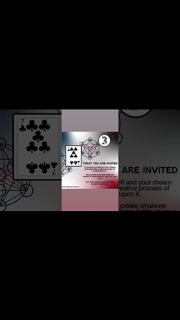 Create Your Extraordinary Life - 7 Of Clubs