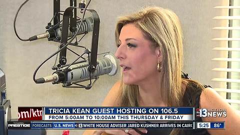 Tricia Kean guest hosting on Suny 106.5