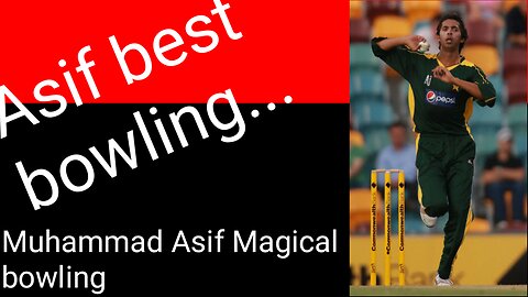 Muhammad Asif Wickets-Ind vs Pak-Destructive Spell