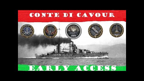 Early Access Conte di Cavour Kraken (World of Warships Legends)