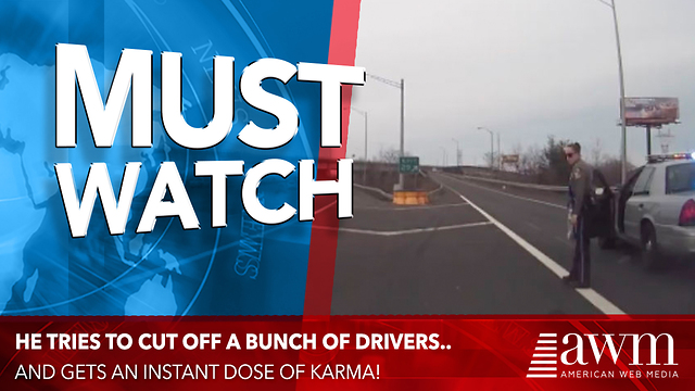 Impatient Driver Who Thinks They’re Entitled To Cut Off Others, Gets Instant Dose Of Karma