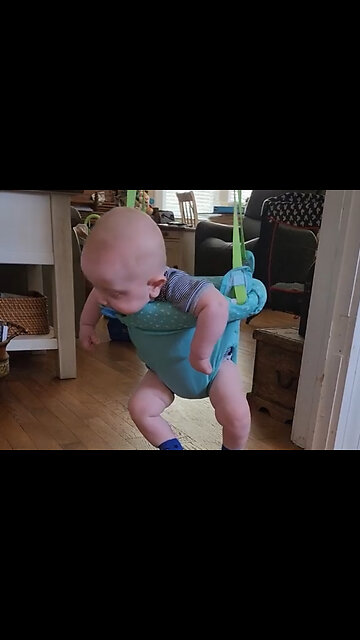 Baby Jumps While Sleeping! #Funny