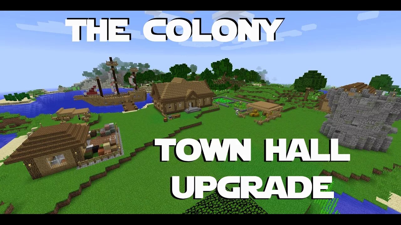 Minecraft Minecolonies -The Colony ep 6 - Figuring Out How To Get More Colonists