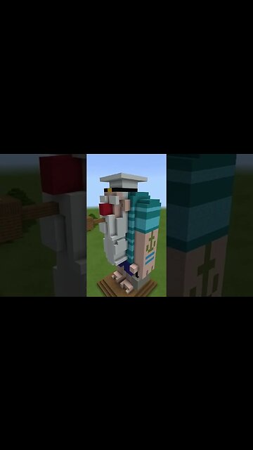 MINECRAFT: APRENDA COMO FAZER UM MARINHEIRO #shorts