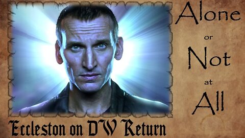 Christopher Eccleston on his Doctor Who Return