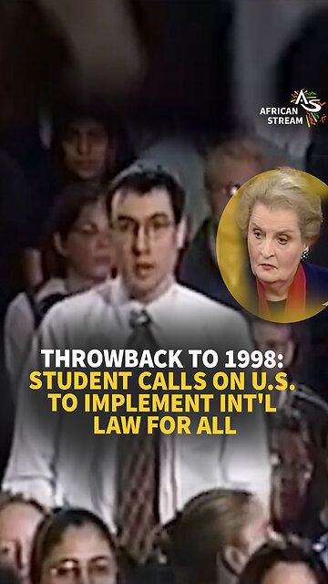 THROWBACK TO 1998: STUDENT CALLS ON U.S. TO IMPLEMENT INT’L LAW FOR ALL