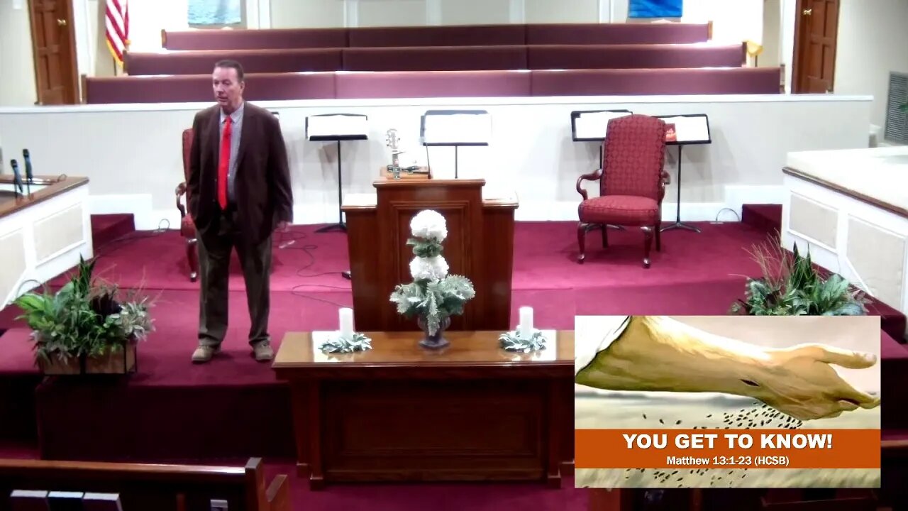 You Get To Kn ow: Matthew 13:1-23