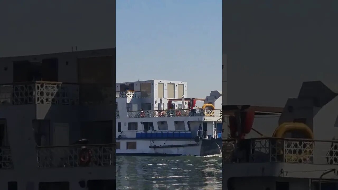 متعة #سفينة نهرية في النيل