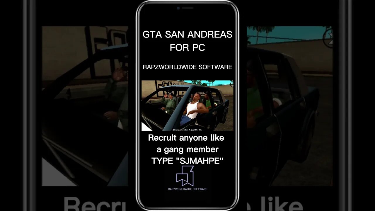 GTA: San Andreas - Recruit anyone like a gang member (Cheat for PC)