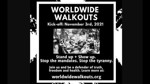 RFK Jr. calls on everyone to take part in a worldwide rally for freedom Wed. 3 Nov