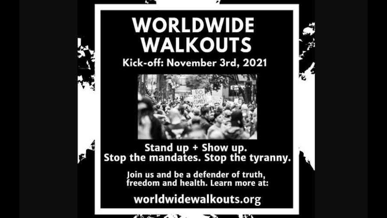 RFK Jr. calls on everyone to take part in a worldwide rally for freedom Wed. 3 Nov
