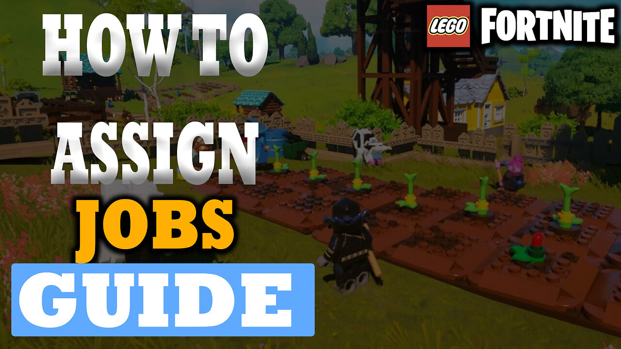 How To Give Villagers Jobs In LEGO Fortnite