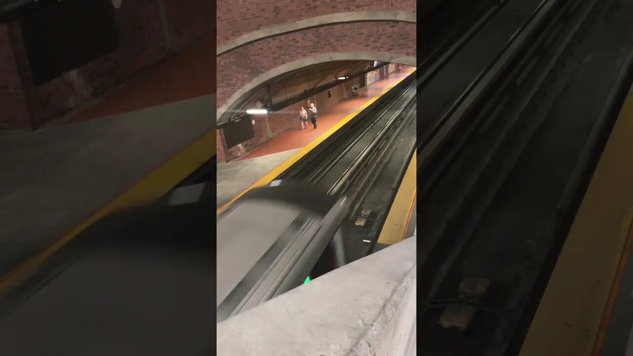 Metro arrival at Namur #shorts #montreal #subway