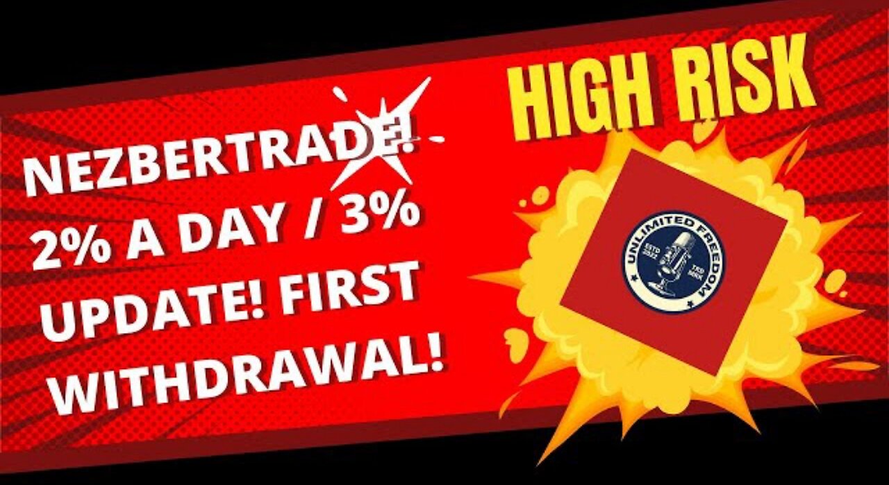 NEZBERTRADE Update! I took out my FIRST WITHDRAWAL! Let's talk about it! (Orange Pill)