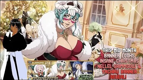 THIS MID MONTH BANNER IS OP! CHRISTMAS NELLEL, GRIMMJOW & YACHIRU BANNER REVEAL! BLEACH BRAVE SOULS!