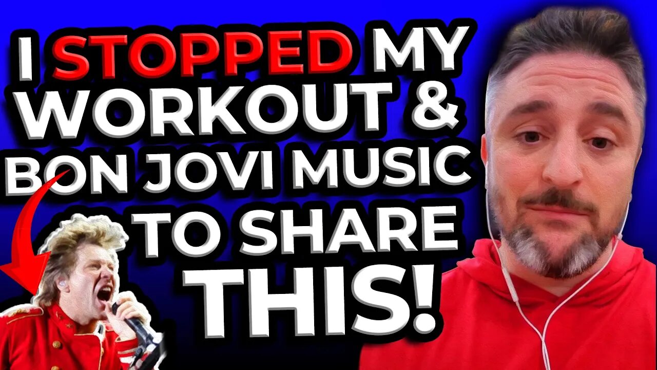 I Stopped My Workout To Share This IMPORTANT MESSAGE To You