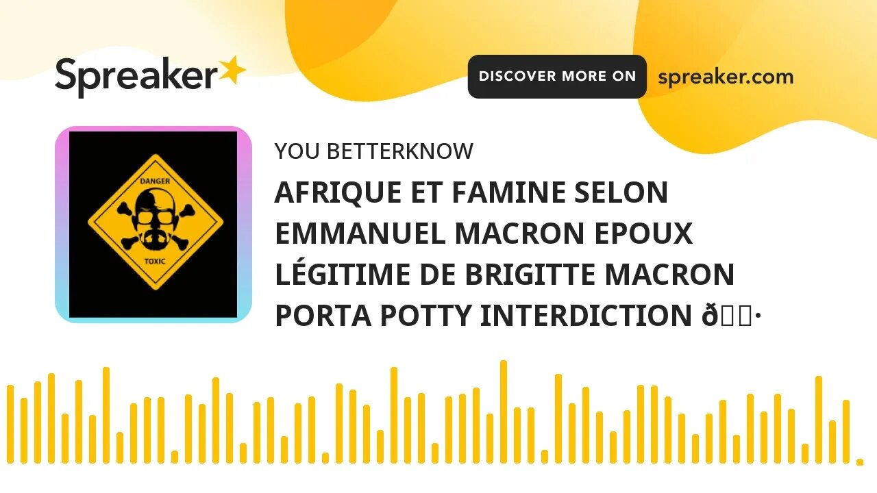 AFRIQUE ET FAMINE SELON EMMANUEL MACRON EPOUX LÉGITIME DE BRIGITTE MACRON PORTA POTTY INTERDICTION 🚷