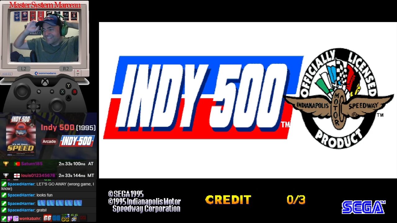 Indy 500 [1995 Sega Model 2] Indy 500 [2'30"997] WR🥇🥛 | Master System Marceau World Record
