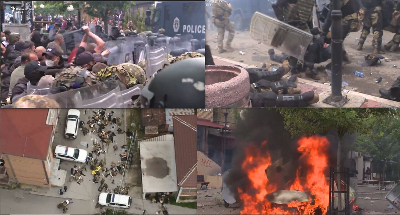 NATO UNDER ATTACK?-OVER 45 PEACEKEEPERS INJURED IN CLASHES IN KOSOVO-EMERGENCY MEETINGS CALLED*