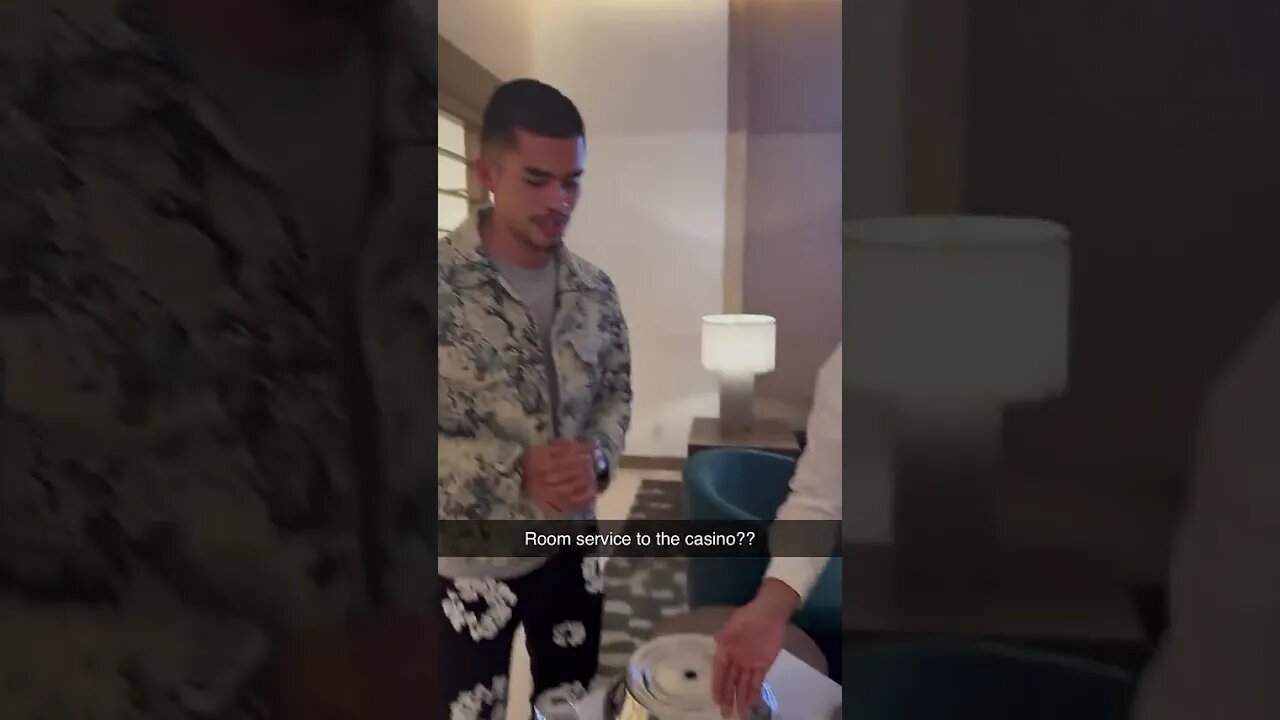 Sneako being disrespectful to room service