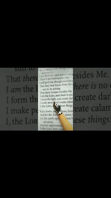 God is Light. But He withdraws Himself! (Isaiah 45:6-7)