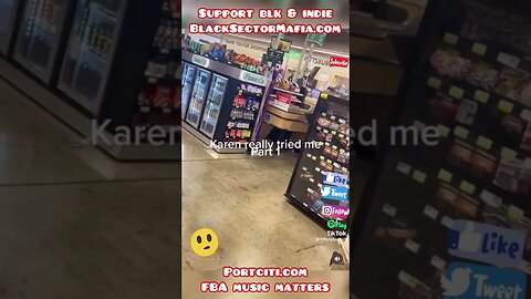 Grocery store KAREN really tried to cut the line !