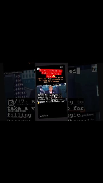 Biden fills the Strategic Reserve — at $74 a barrel! 😂