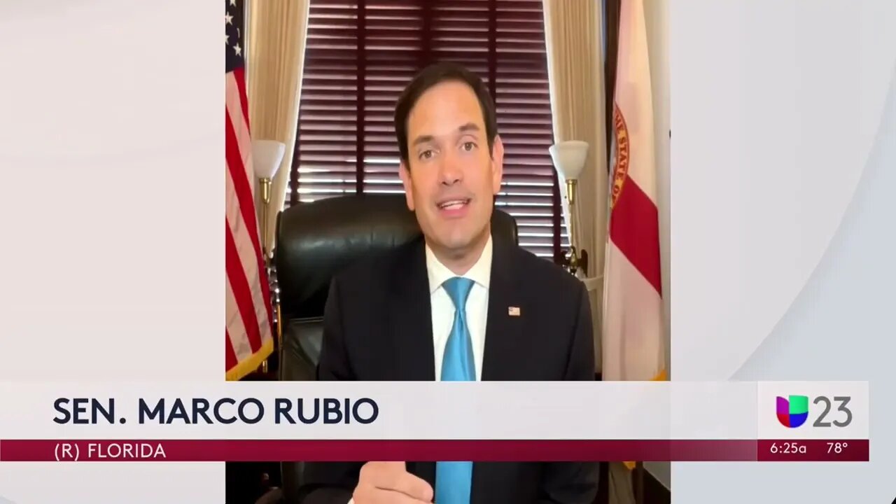 Univisión Miami Resalta Carta de Rubio al FBI Sobre Puentes de Amor