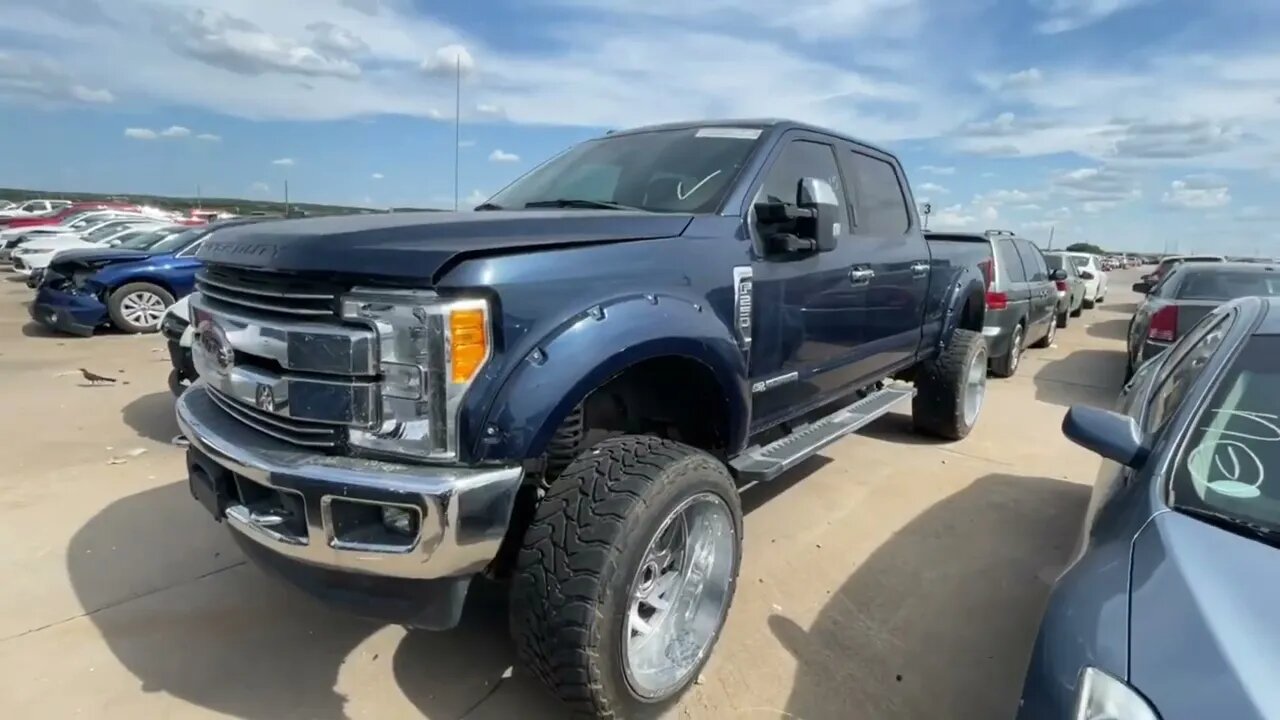 So Many Trucks, Ram 3500, F350, Duramax, And More Cheap At Auction, Copart Walk Around