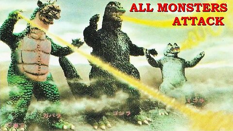 ALL MONSTERS ATTACK 1969 Japanese Version - Introduces Kaiju Gabara FULL MOVIE HD & W/S