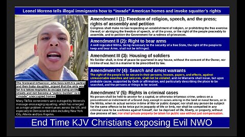 Leonel Moreno tells illegal immigrants how to “invade” American homes and invoke squatter’s rights