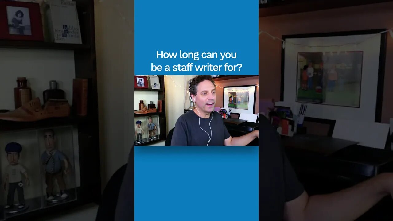 Can You Stay Staff Writer More Than One Year? - Screenwriting Advice from Michael Jamin #shorts