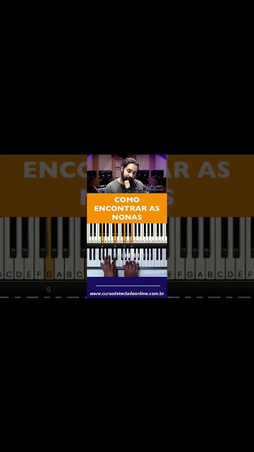 Como encontrar as nonas - Aula de Teclado