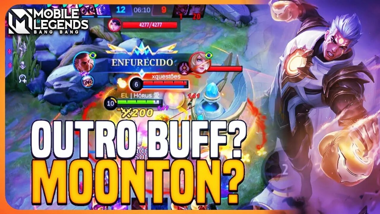 ESSE HERÓI VAI TOMAR BUFF E A MOONTON TA MALUCA | MLBB