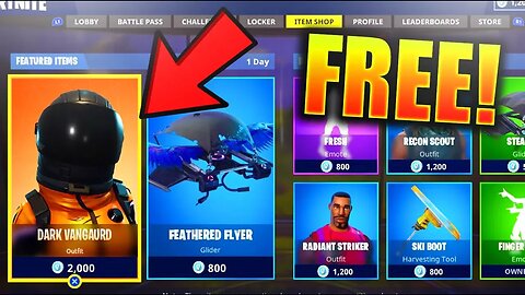 "NEW" "Dark Vanguard" FOR FREE in Fortnite Battle Royale! FREE NEW SKINS IN FORTNITE!