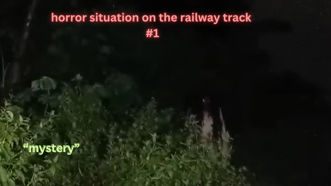 horror situation on the railway track #1