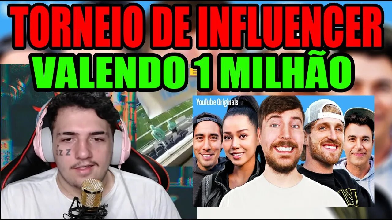 Torneio de Influencers! Valendo $1,000,000 | MrBeast | REACT