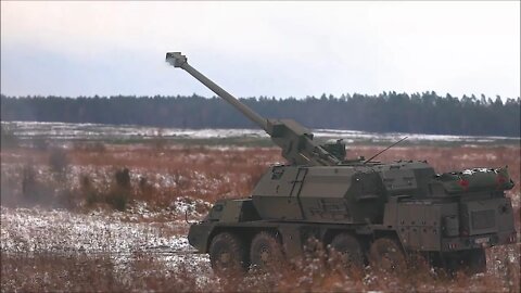 Slovakia's newest artillery makes a training stop at Battle Group Poland