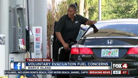 Gas at a premium as Southwest Floridians evacuate ahead of Hurricane Irma