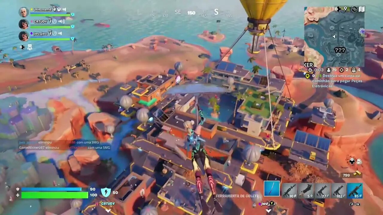 Fortnite, resolvendo umas coisas....