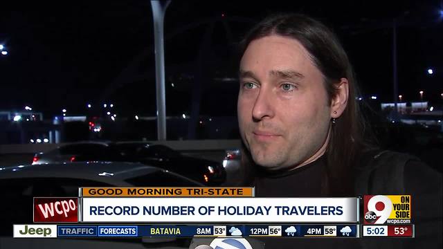 Record number of holiday travelers expected