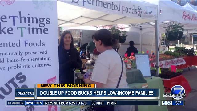 Double Up Food Bucks helps low-income families