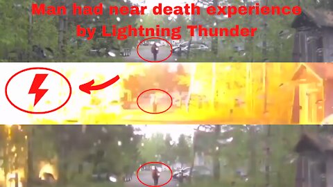 This man had near death experience by thunder - RECORDED LIVE!!