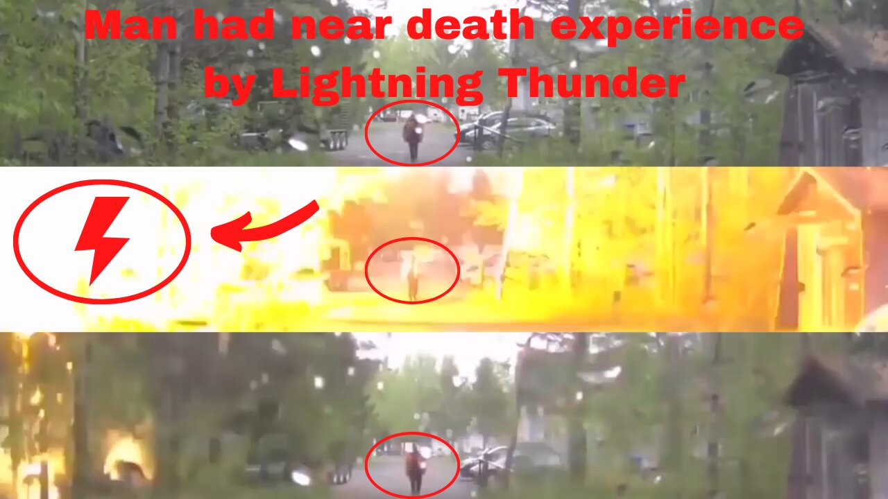 This man had near death experience by thunder - RECORDED LIVE!!